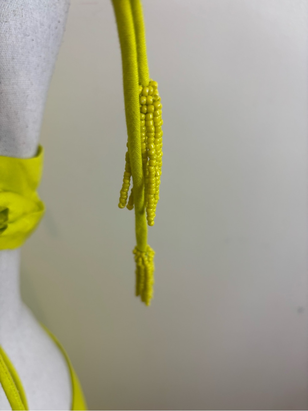 Farm Rio Lime Green Monstera Midi Dress Size Large NWT - Picture 7 of 14